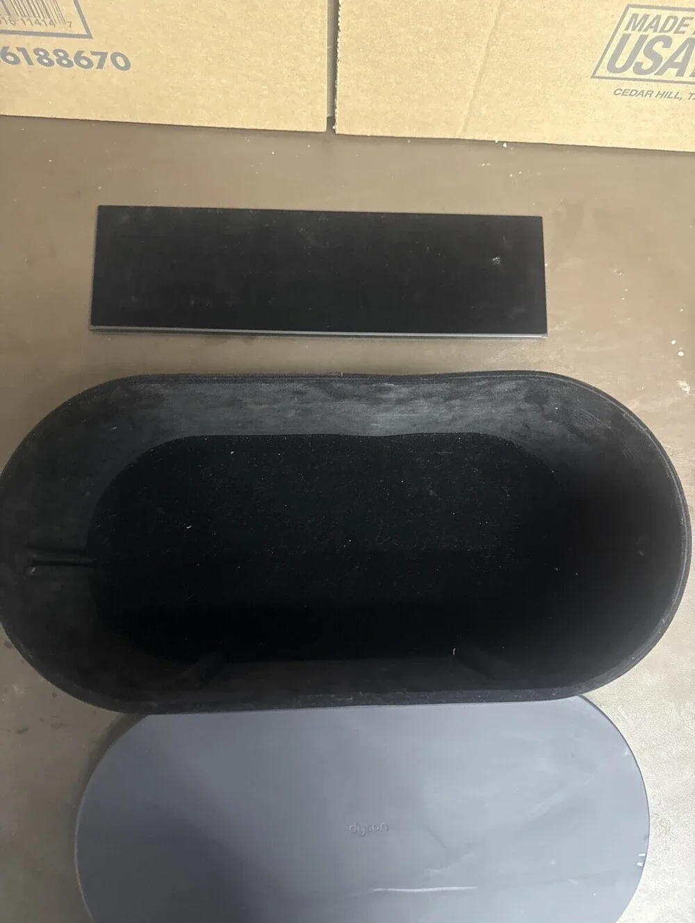 Genuine DYSON Airwrap Presentation *CASE ONLY* Prussian Navy Blue Storage Box